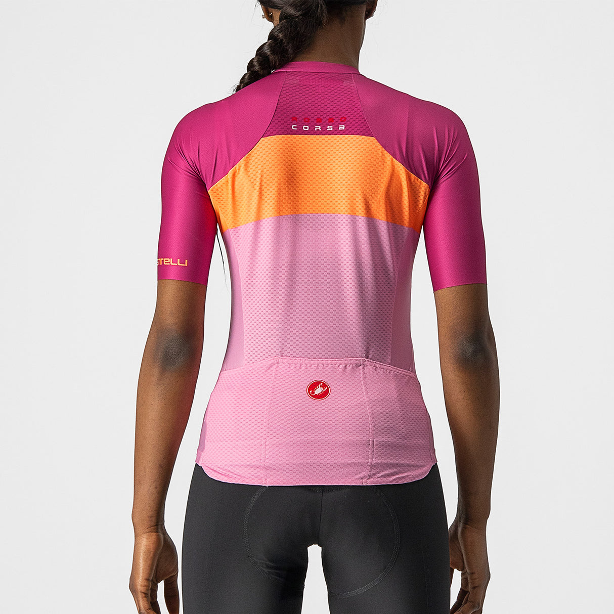 Maglia donna Castelli Aero Pro - Rosa fucsia - G