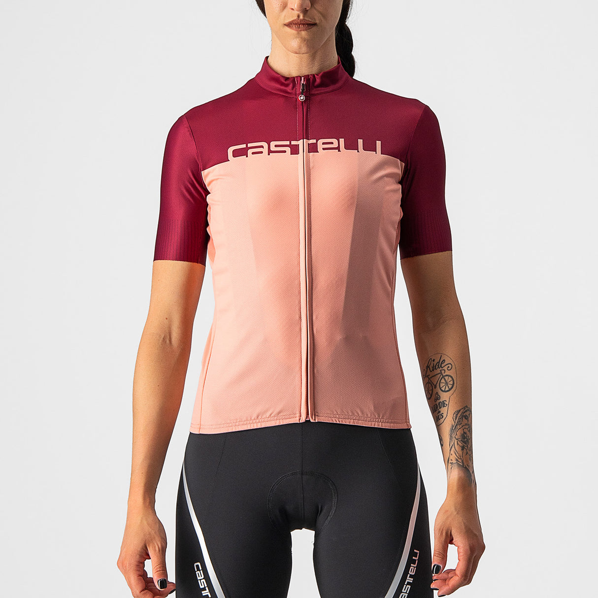 Maglia donna Castelli Velocissima - Bordeaux - P