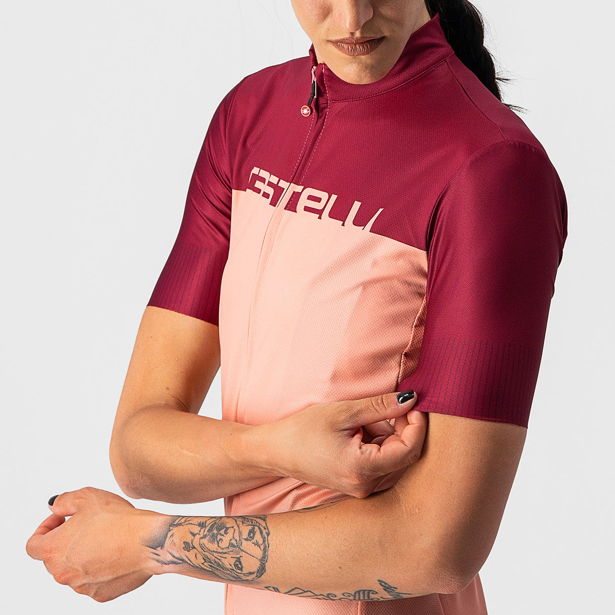 Maglia donna Castelli Velocissima - Bordeaux - A
