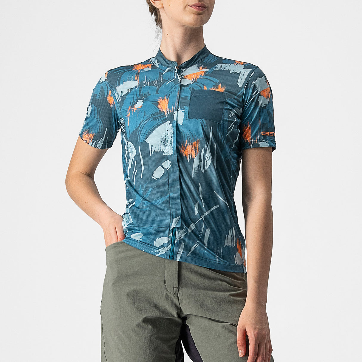 Maglia donna Castelli Unlimited Sentiero - Blu - P