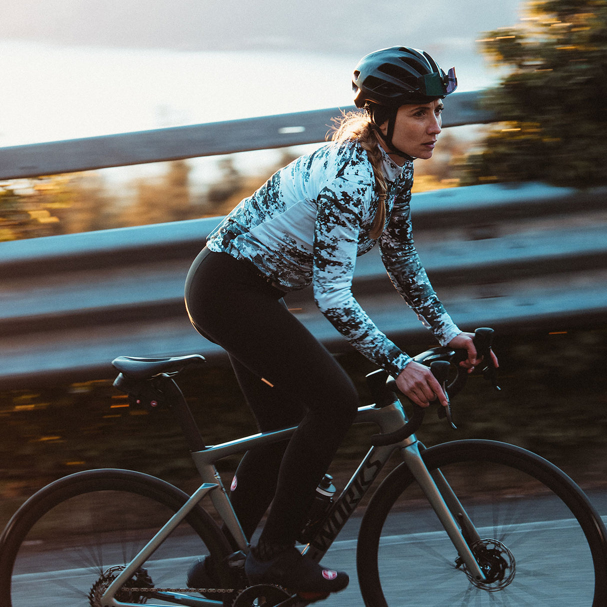 Maglia maniche lunghe donna Castelli Unlimited Thermal - Verde - B