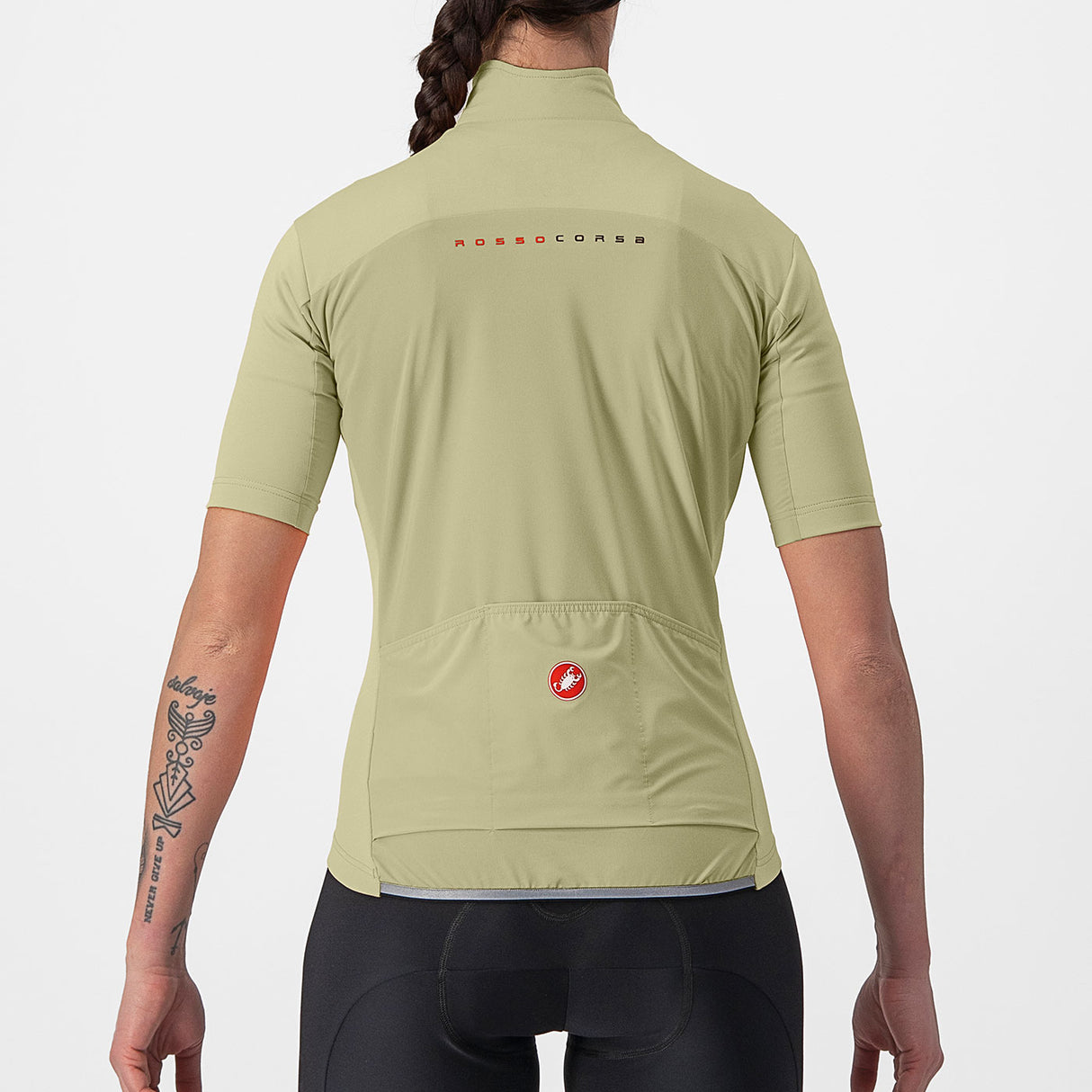 Maglia donna Castelli Perfetto RoS 2W Wind - Verde - E