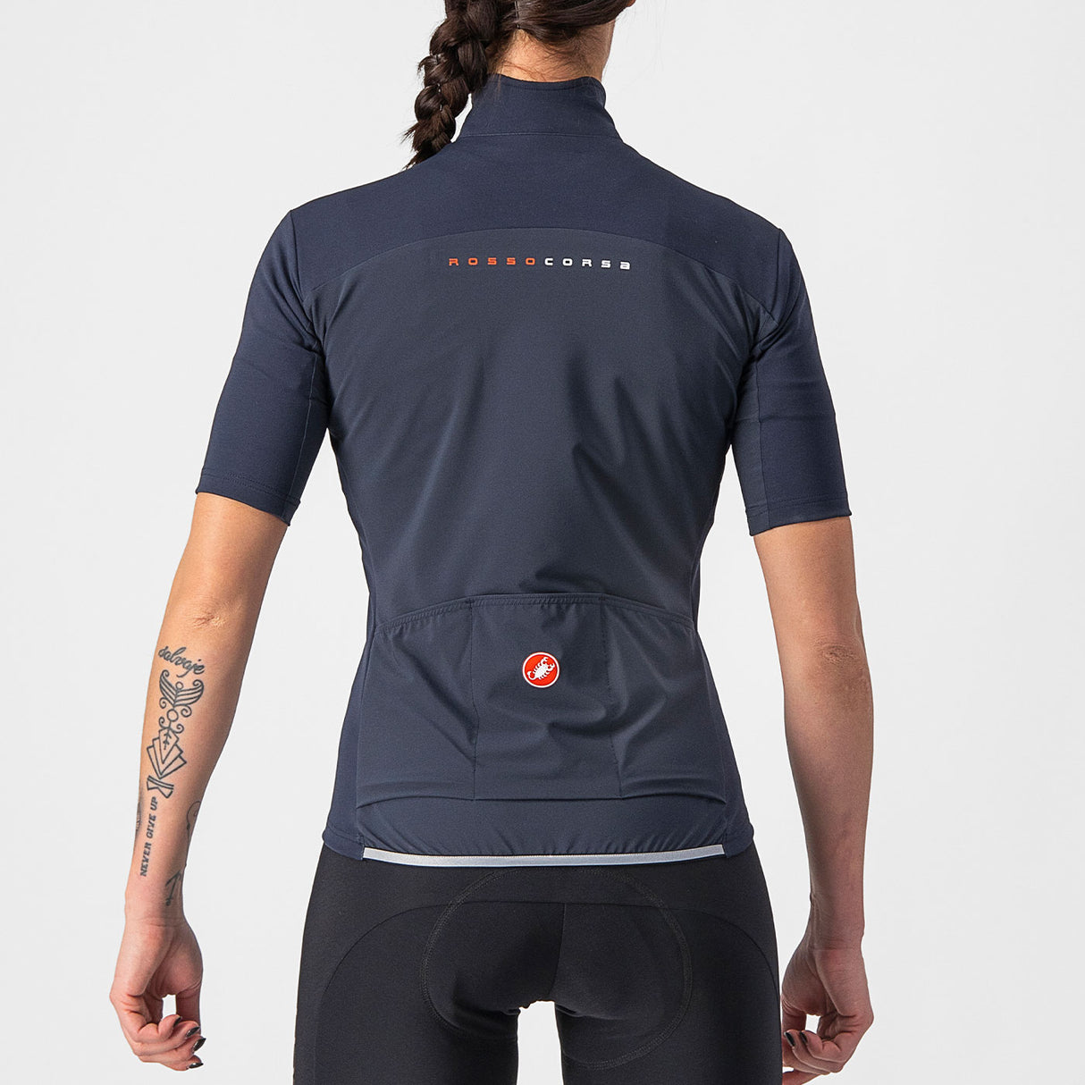 Maglia donna Castelli Perfetto RoS 2W Wind - Blu - G