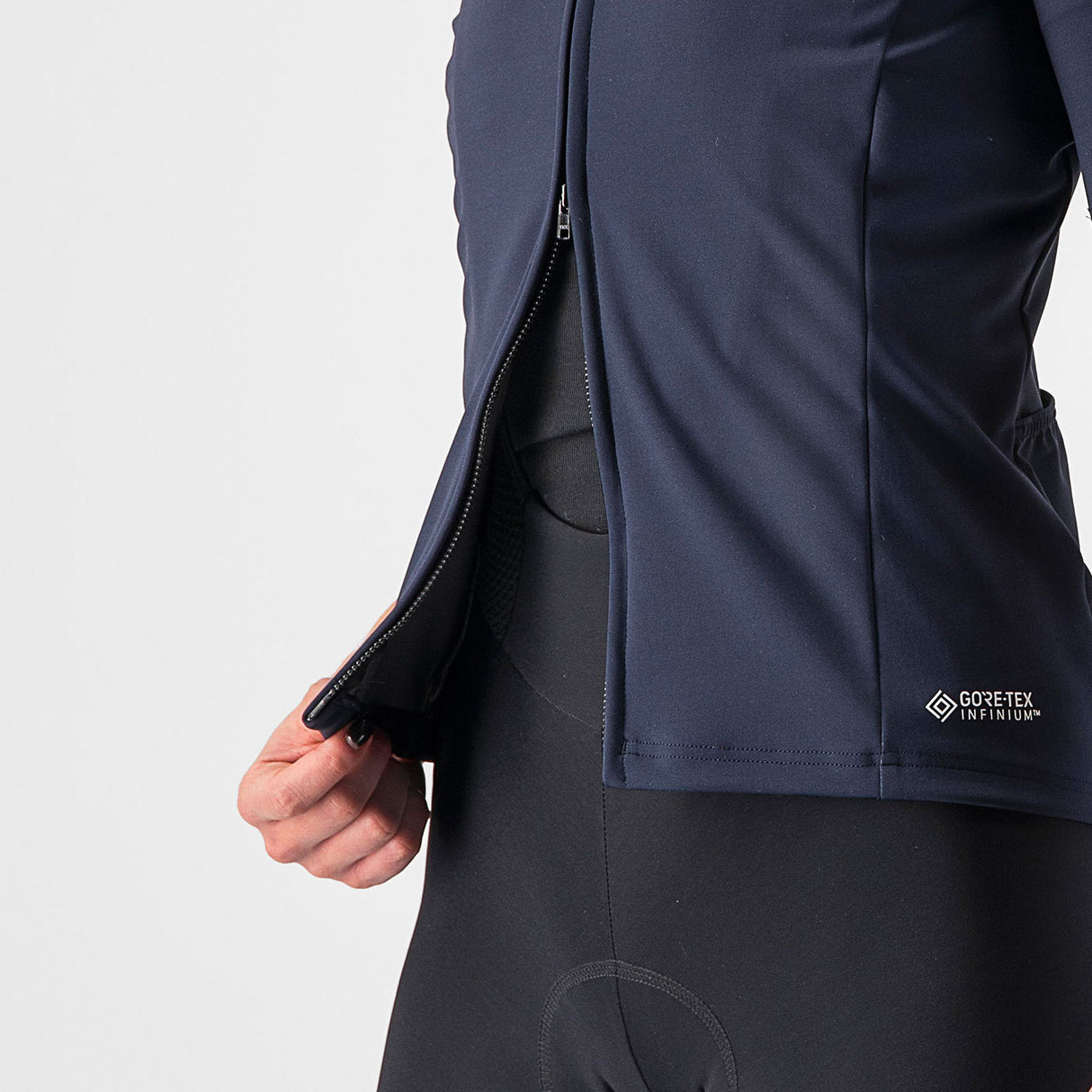 Maglia donna Castelli Perfetto RoS 2W Wind - Blu - H