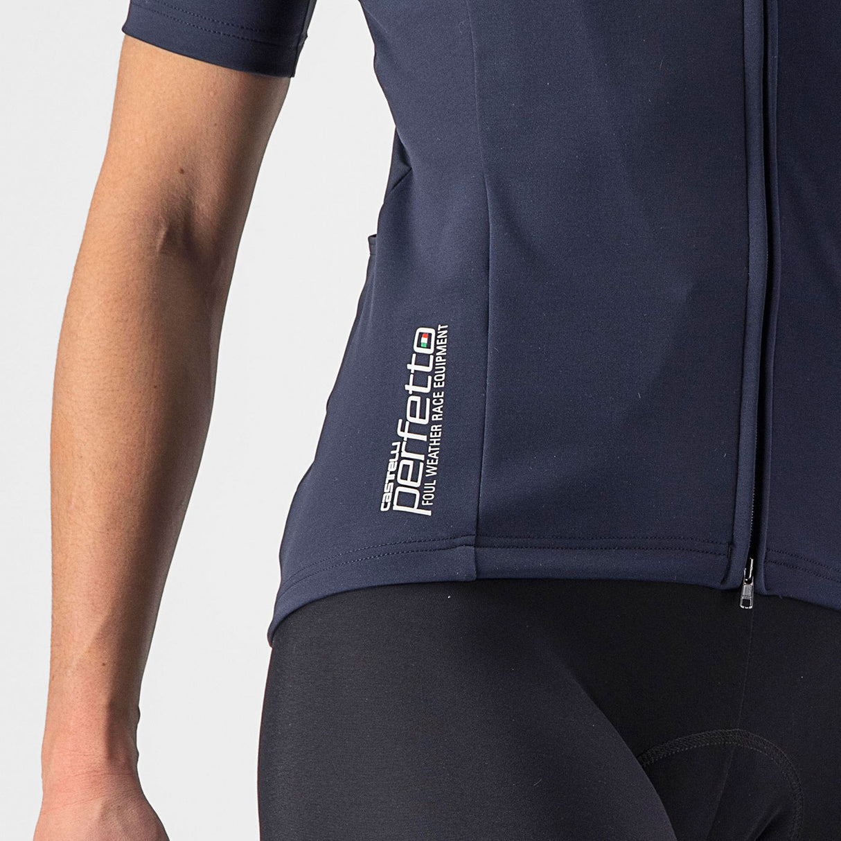 Maglia donna Castelli Perfetto RoS 2W Wind - Blu - I