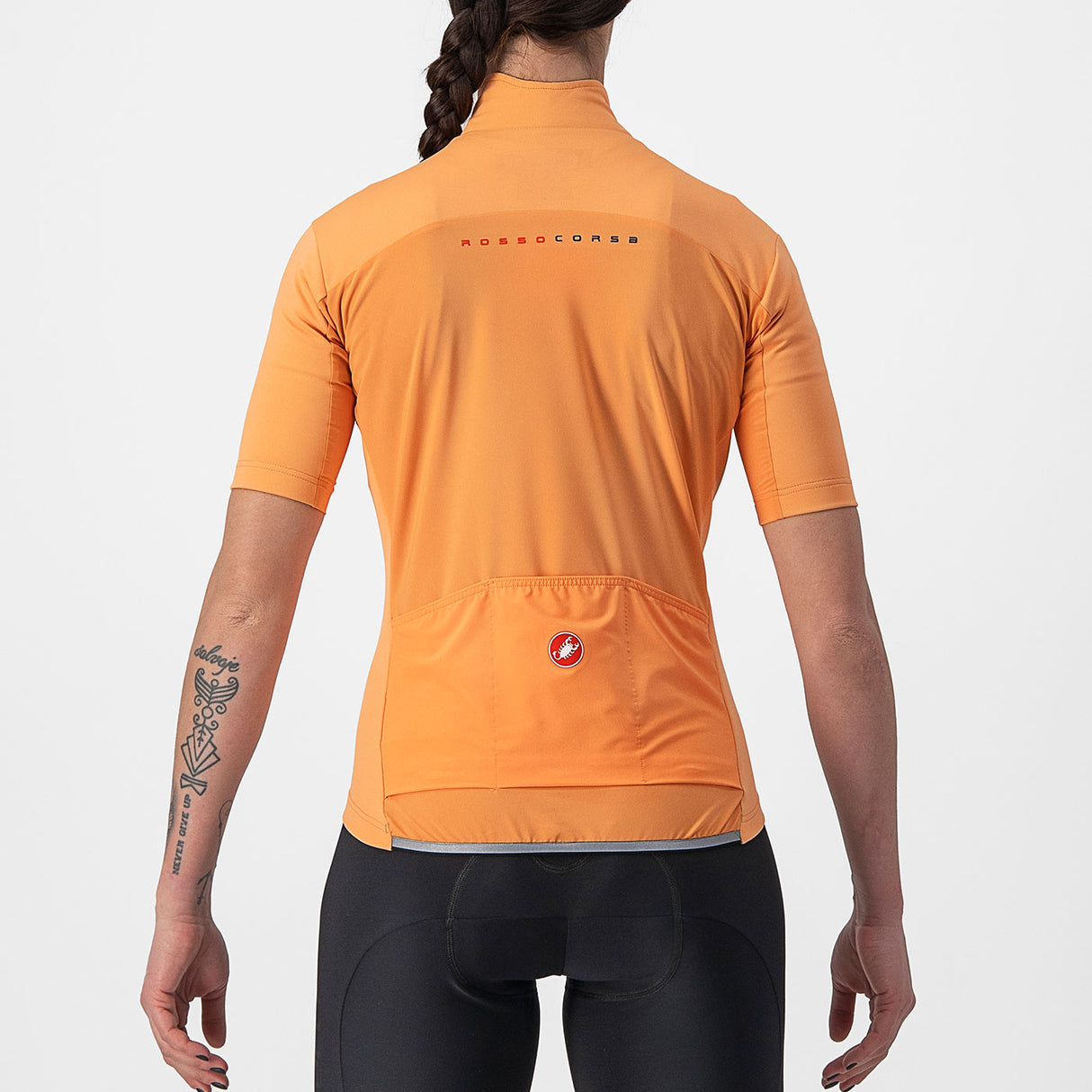 Maglia donna Castelli Perfetto RoS 2W Wind - Arancio - H