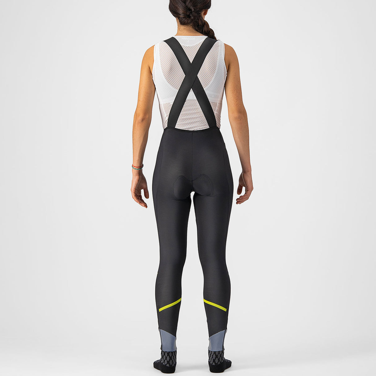 Calzamaglia donna Castelli Velocissima DT - Nero verde - L