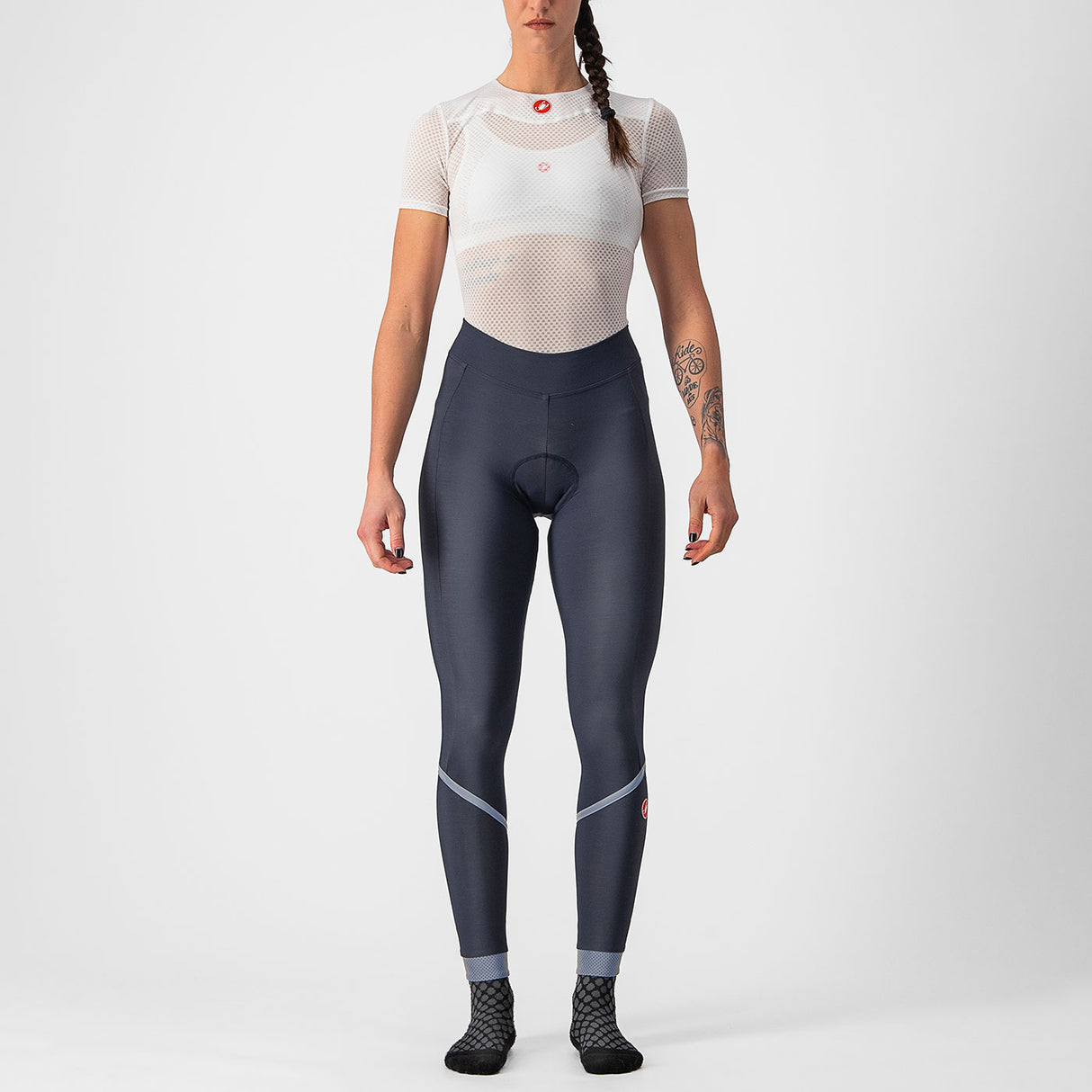 Calzamaglia senza bretelle donna Castelli Velocissima DT - Blu - O