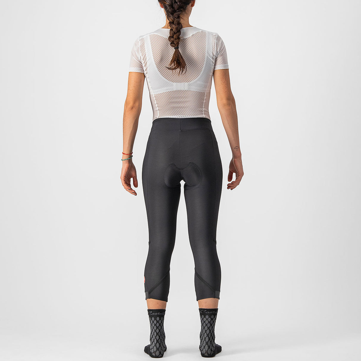 Bermuda donna Castelli Velocissima DT - Nero reflex - D