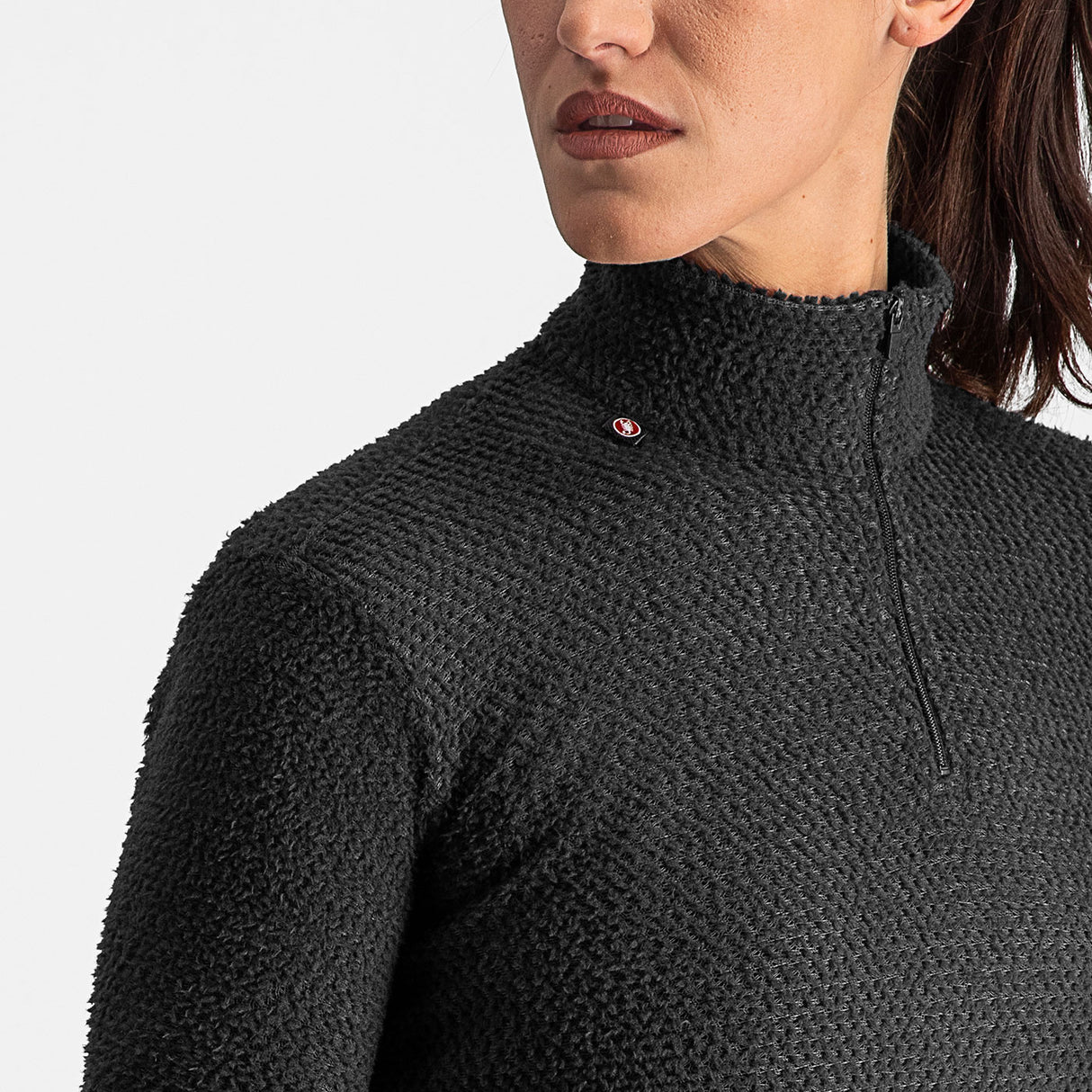 Maglia intima maniche lunghe donna Castelli Cold Days - Nero - E