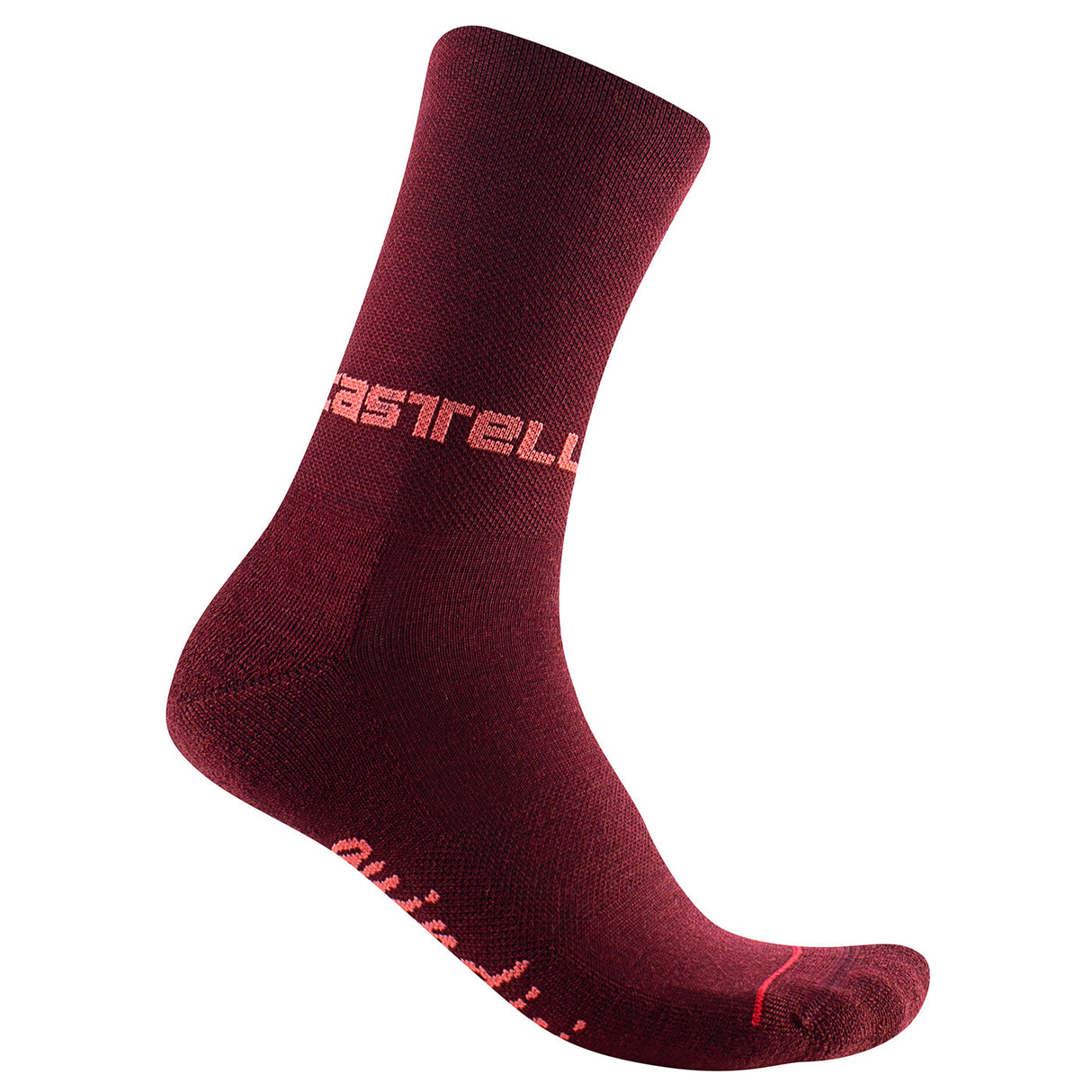 Calze donna Castelli Quindici Soft Merino - Bordeaux - A