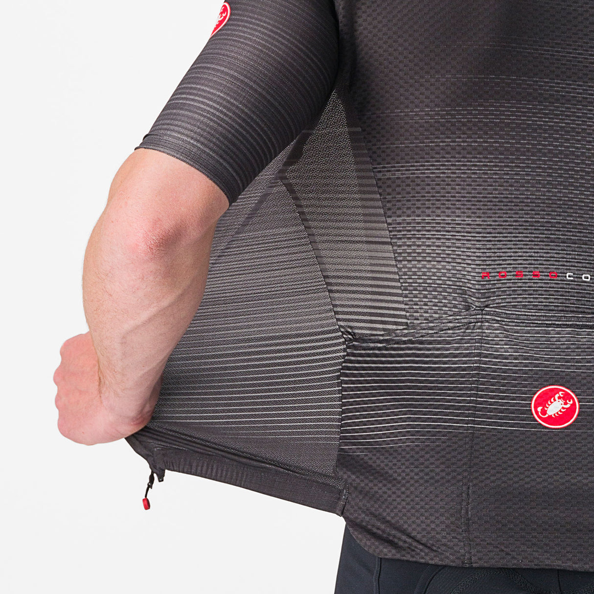 Maglia Castelli Aero Race 6.0 - Nero grigio - C