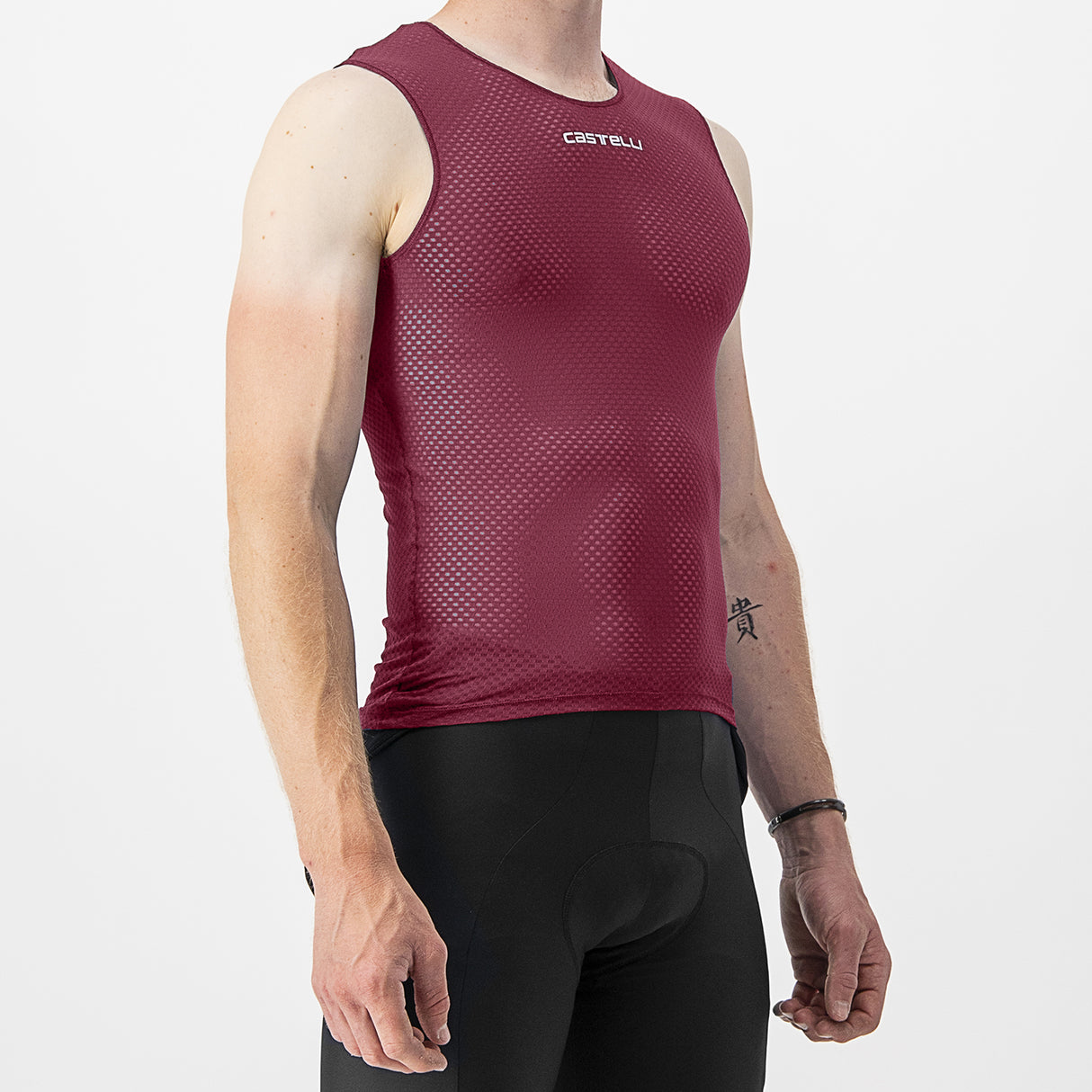 Maglia intima senza maniche Castelli Pro Mesh 2.0 - Bordeaux - E