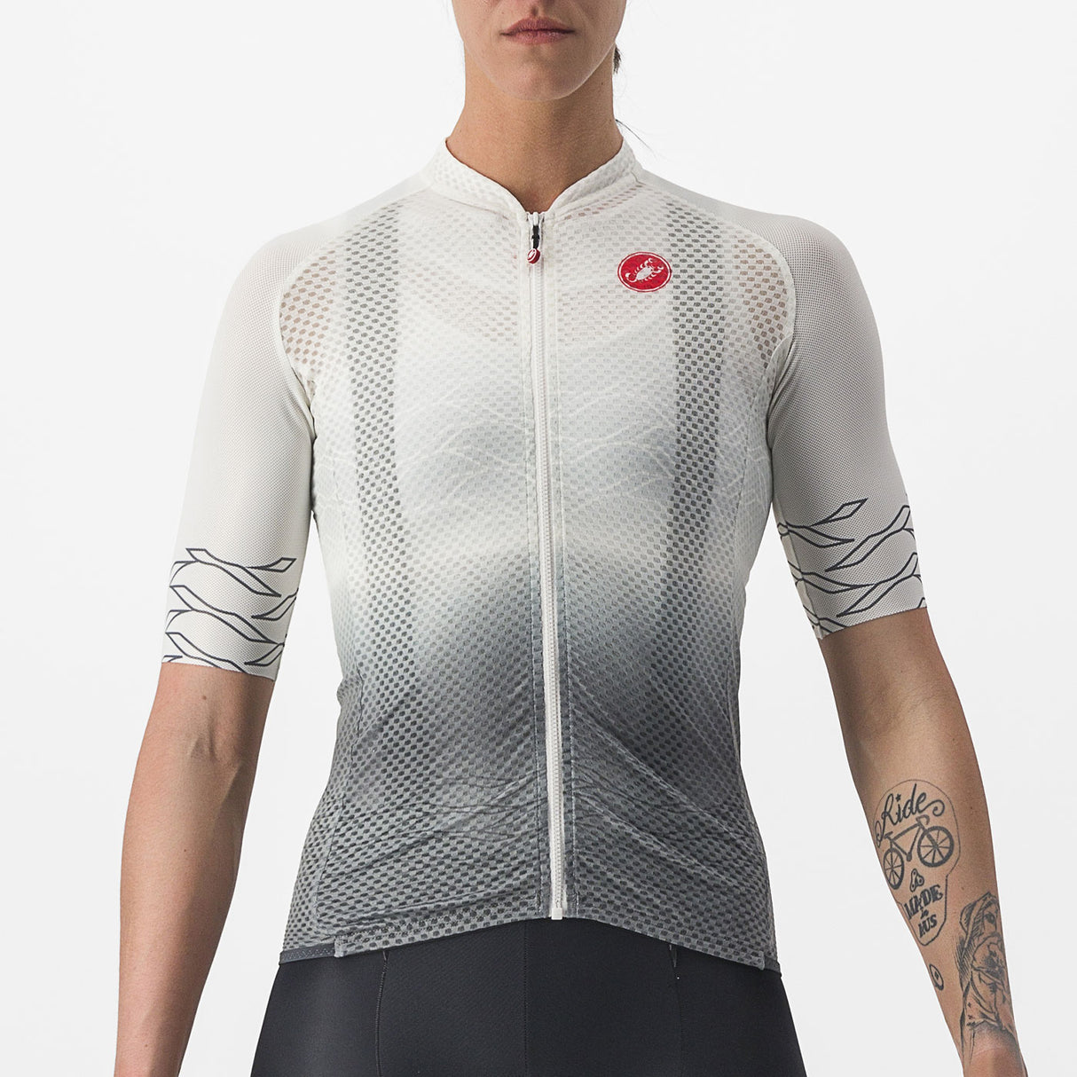 Maglia donna Castelli Climber's 2.0 - Bianco grigio - A