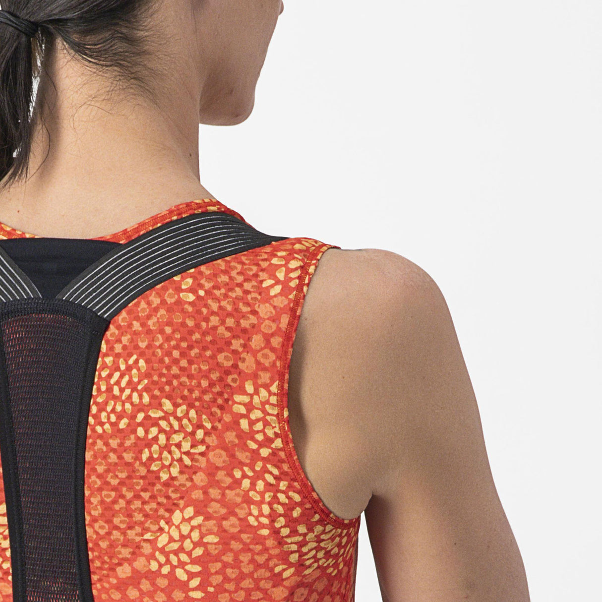 Maglia intima senza maniche donna Castelli Pro Mesh 4 - Arancio - C