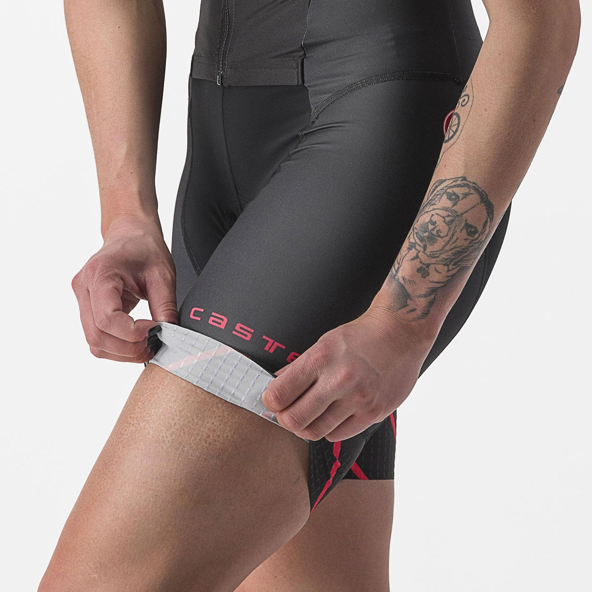 Body donna senza maniche Castelli Free Sanremo Suit - Nero rosa - Q