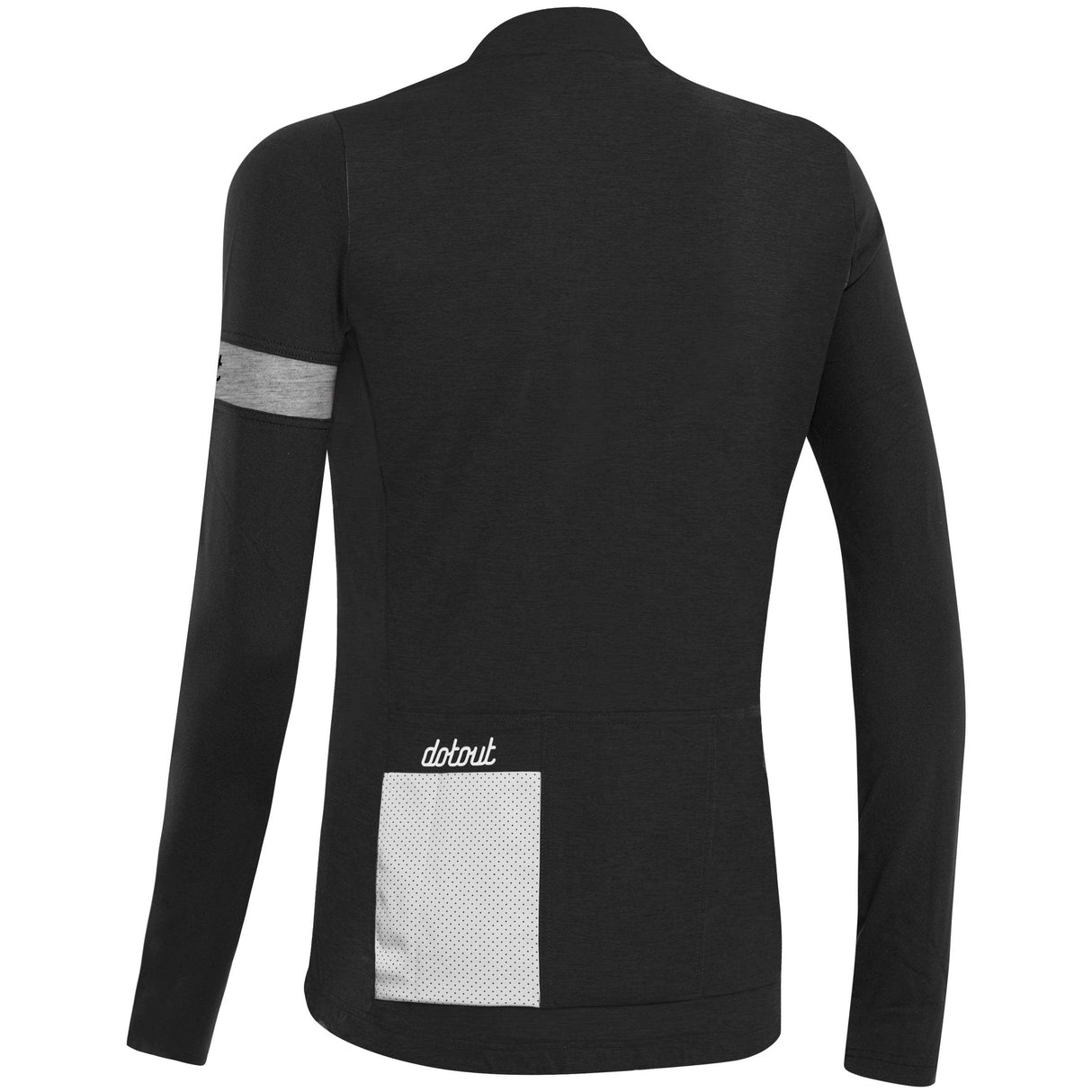 Maglia donna a maniche lunghe Dotout Block - Nero grigio - M
