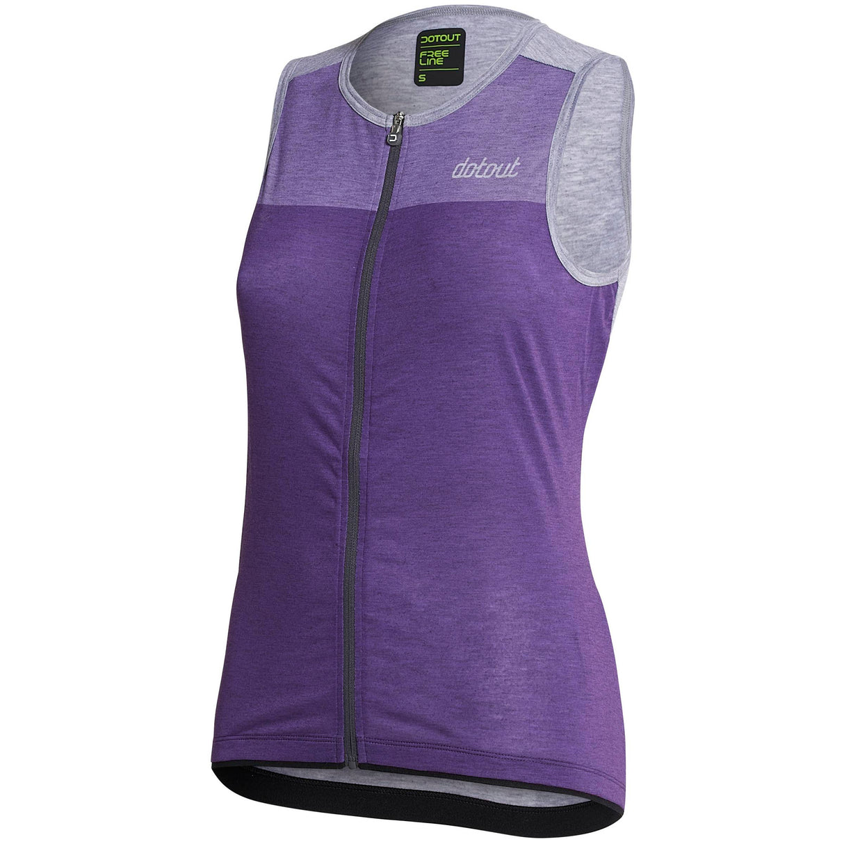 Maglia donna senza maniche Dotout Glory - Viola grigio - F