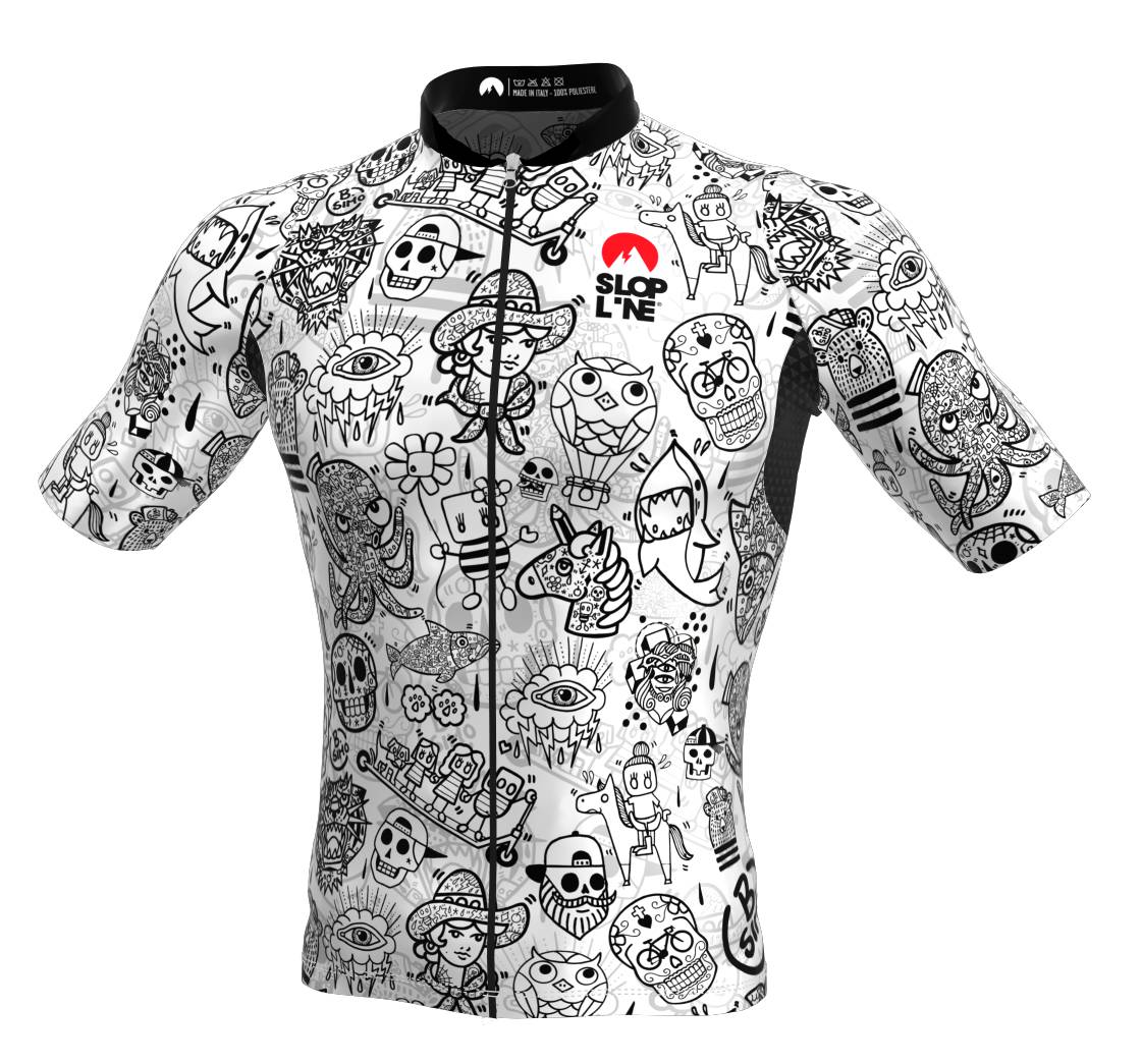 Maglia Slopline Sormano Black & White - C