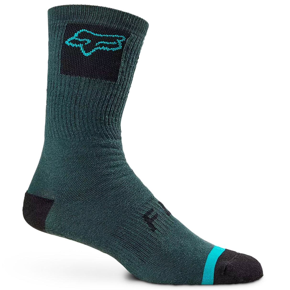 Calze Fox Defend Crew 8 - Verde - H