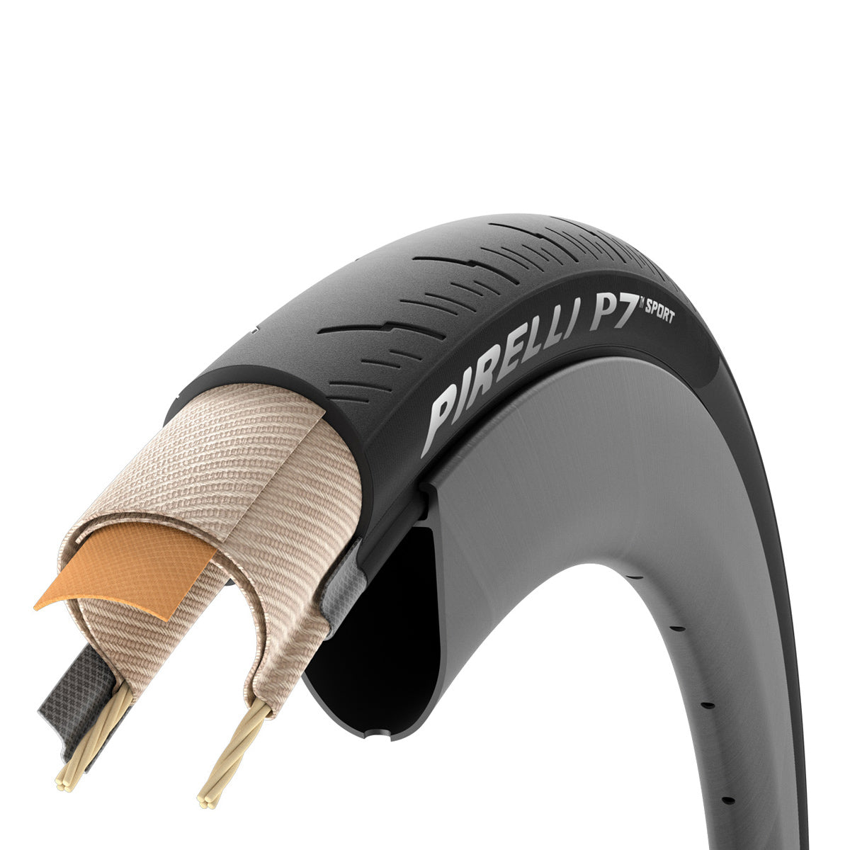 Faltreifen Pirelli P7 Sport - 700x28 - Q