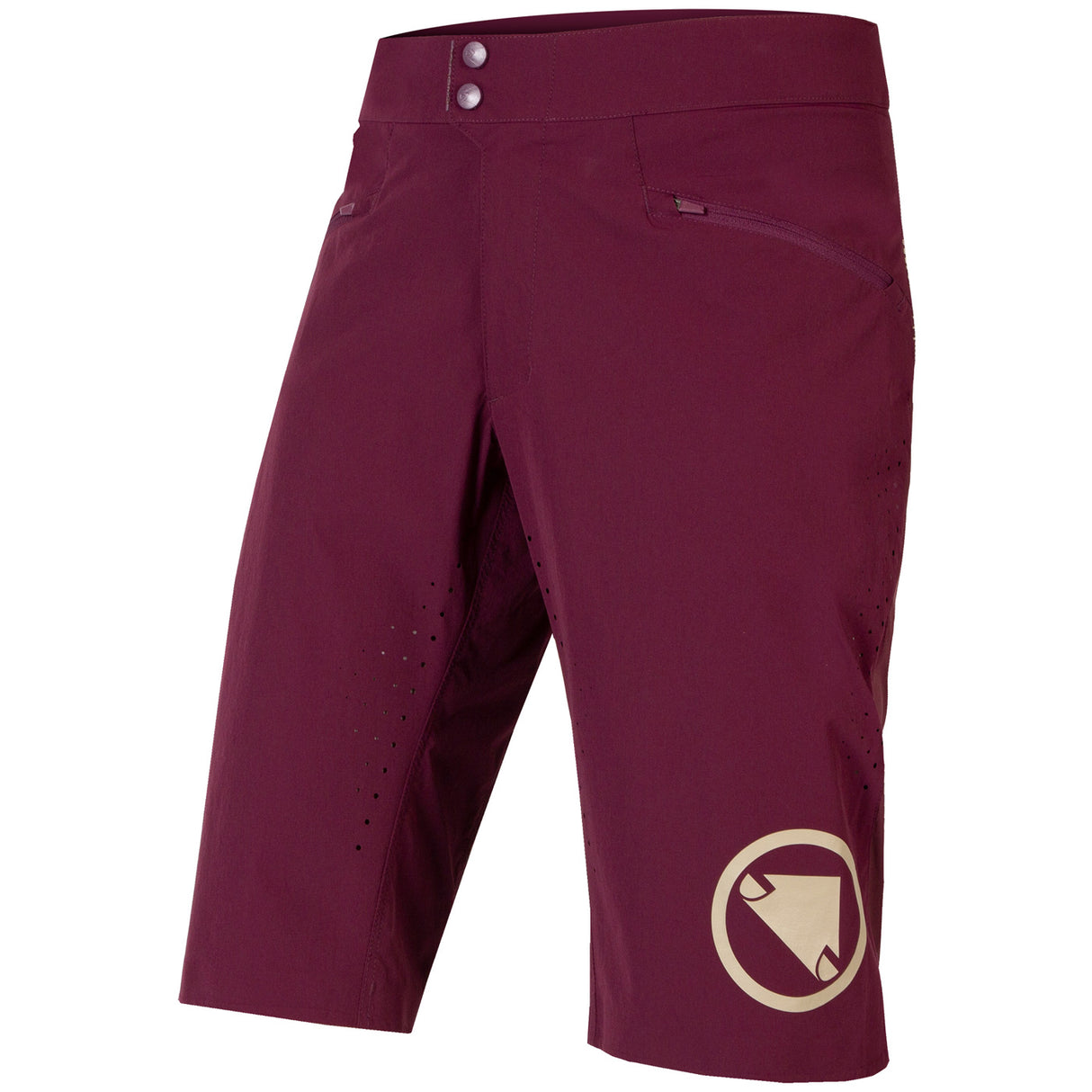 Pantaloncini Endura Singletrack Lite Short Fit - Viola - F