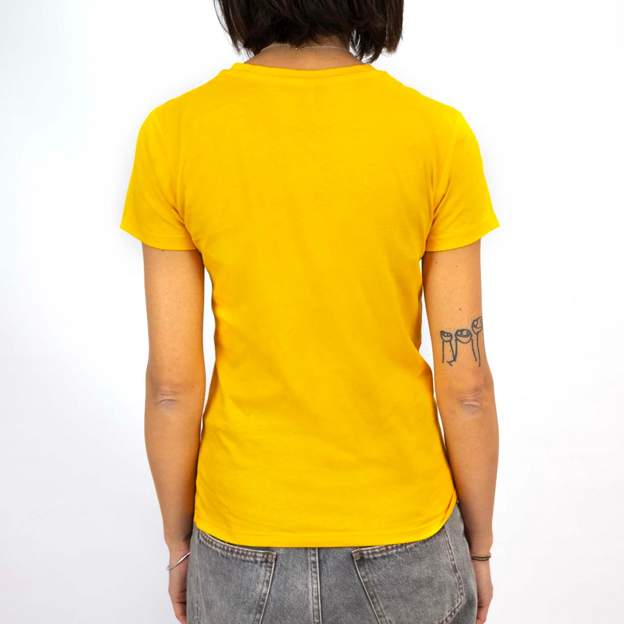 T-Shirt donna All4cycling - Giallo - A