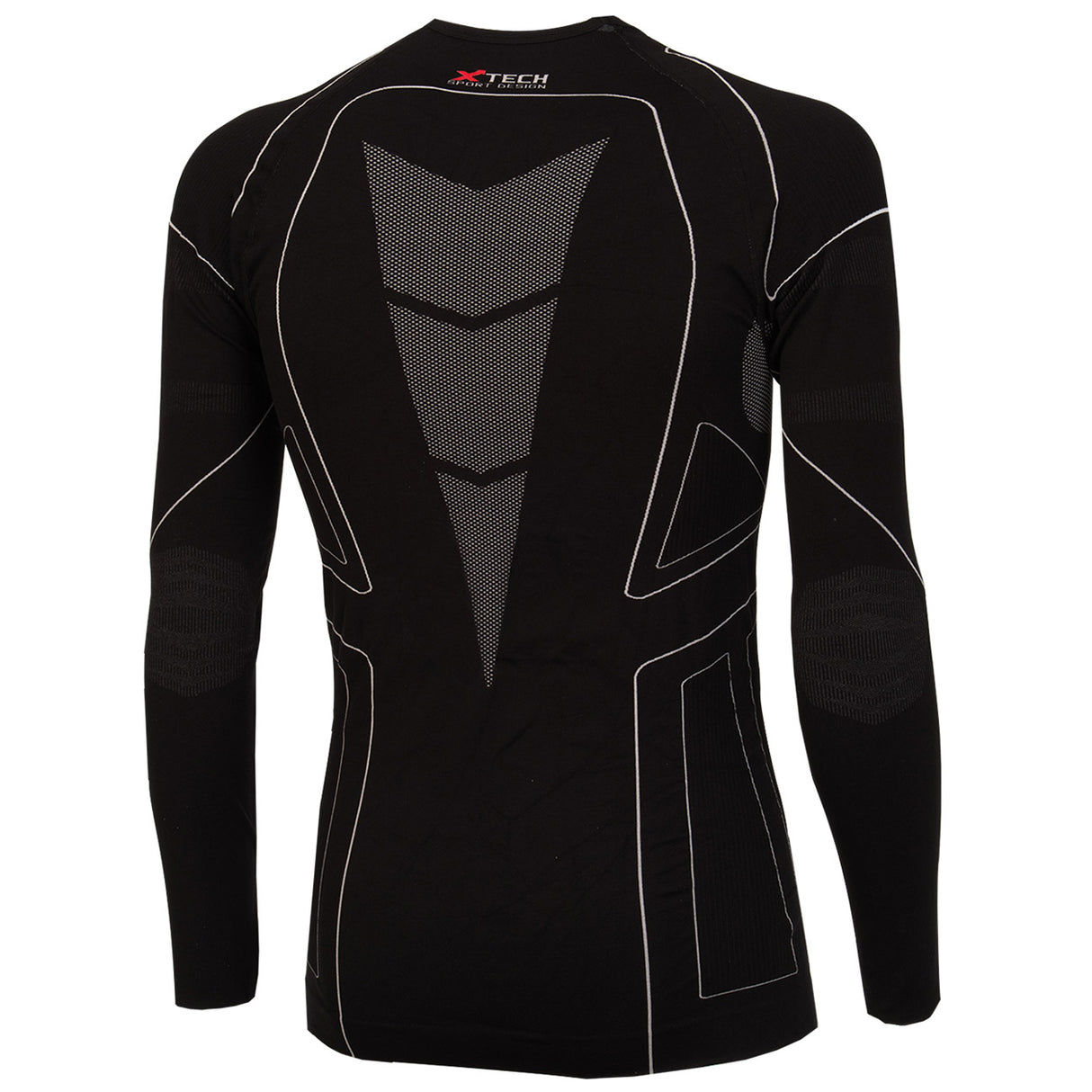 Maglia intima maniche lunghe Xtech antivento XT257 - Nero