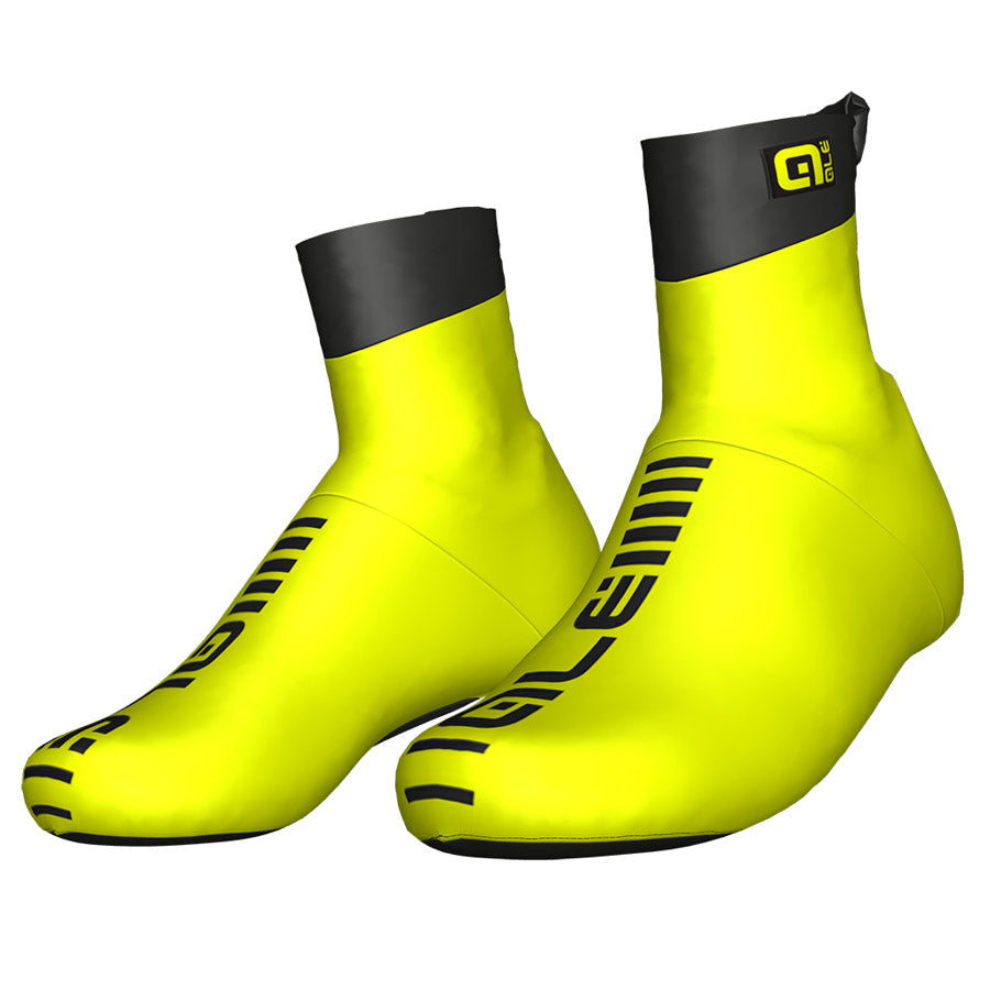 Ale Aero Overshoes Yellow Fluo All4cycling