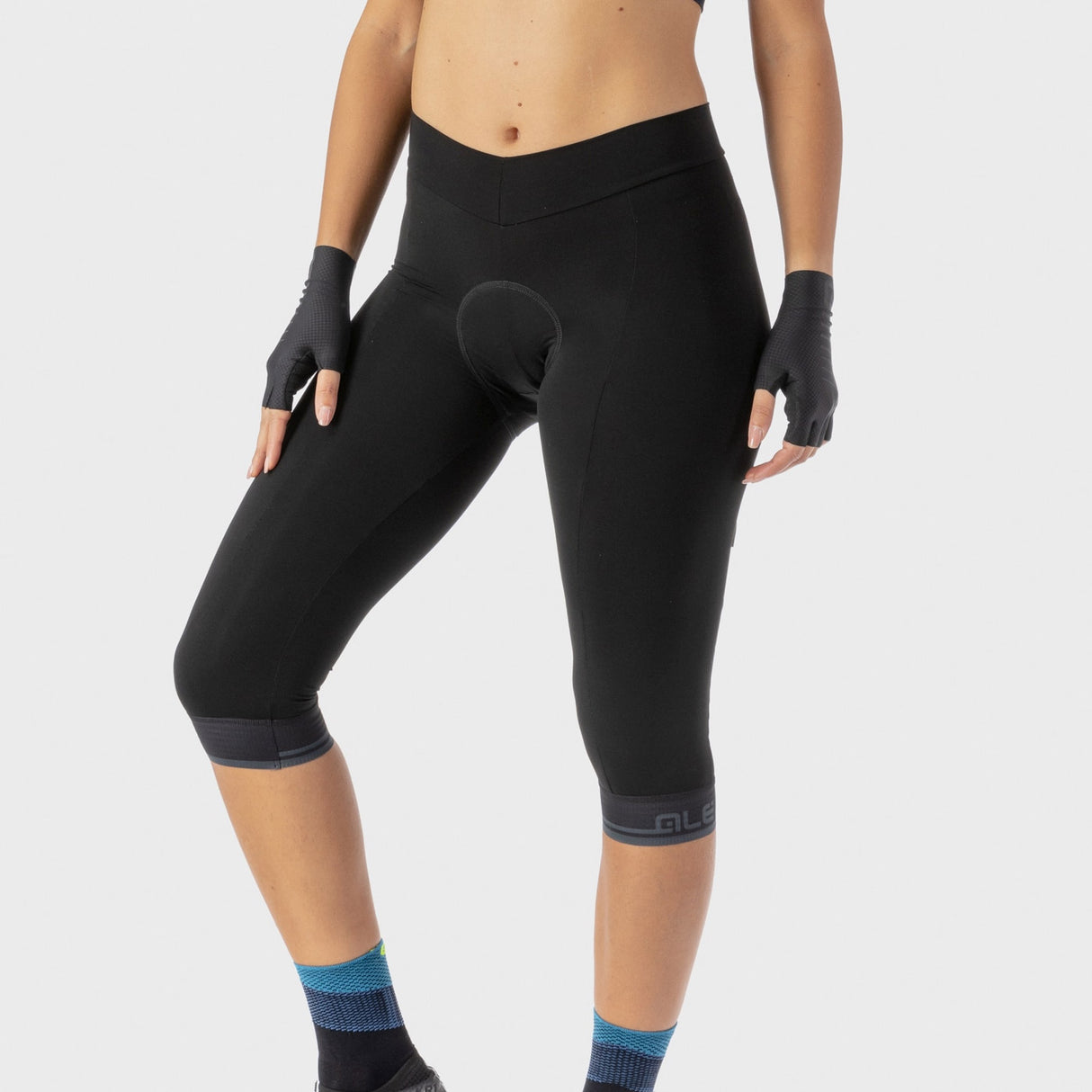 Bermuda donna Ale Solid Classico - Nero