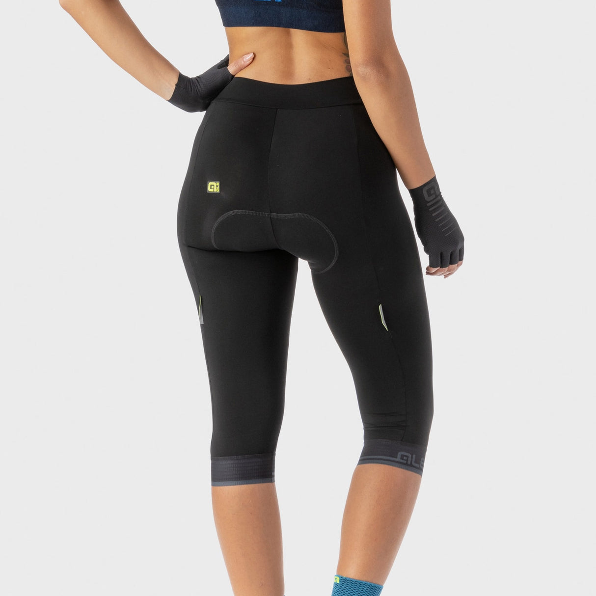 Bermuda donna Ale Solid Classico - Nero