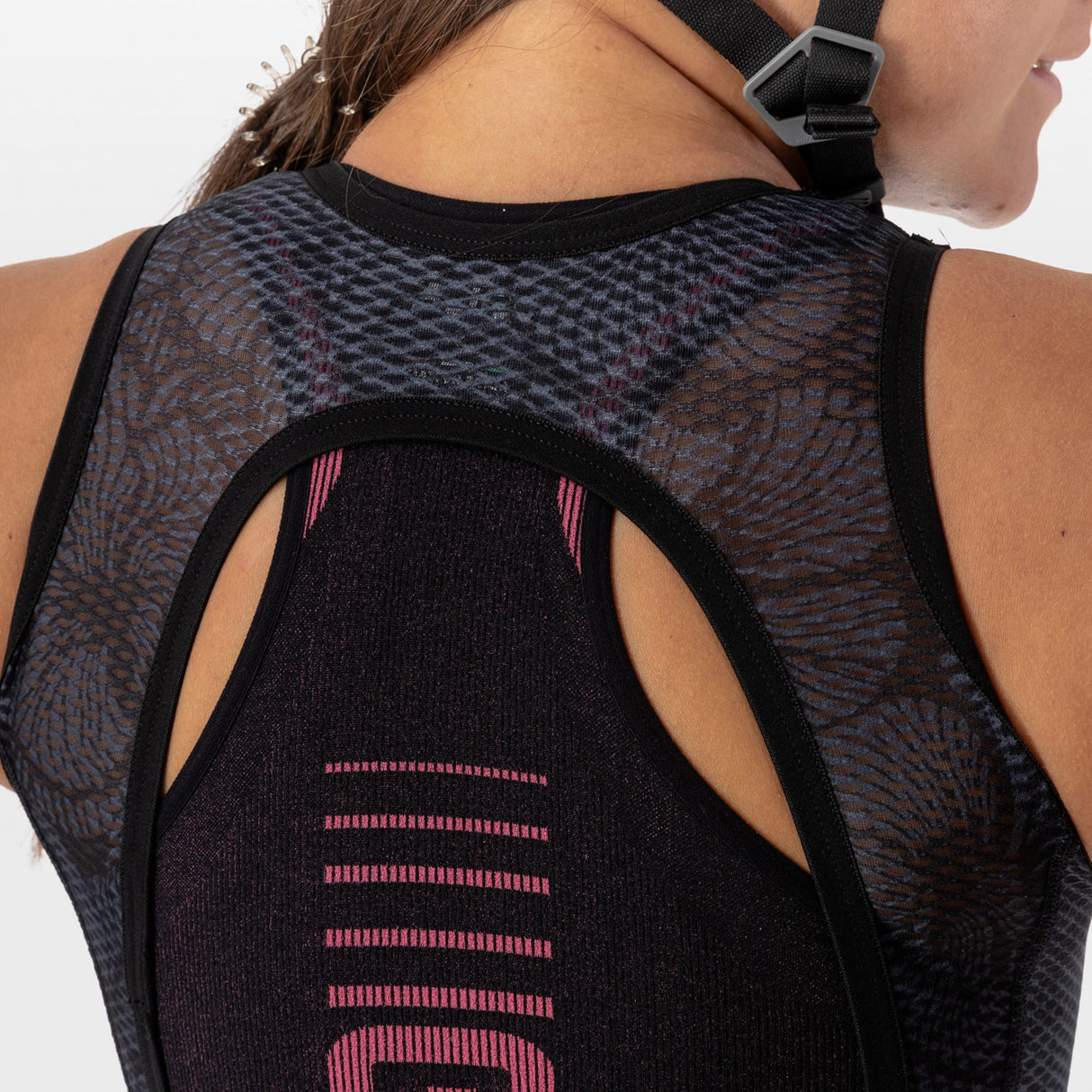 Salopette donna Ale R-EV1 Future Integrato - Nero rosa