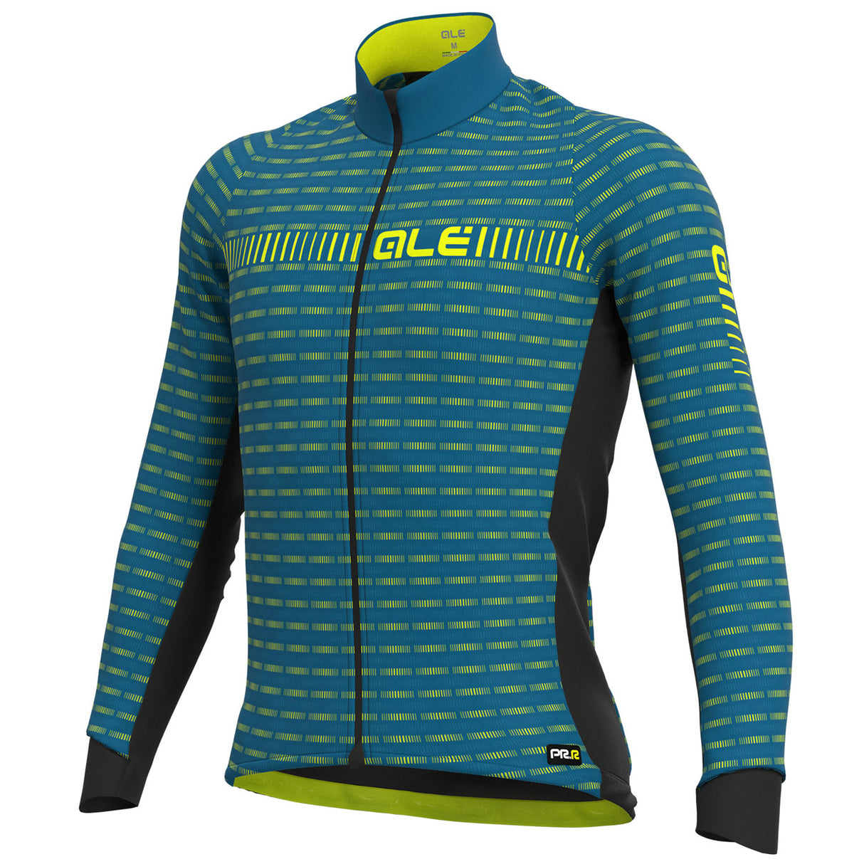 Maglia maniche lunghe Ale PRR Green Road - Blu giallo