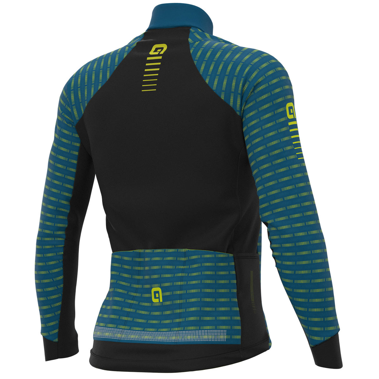 Maglia maniche lunghe Ale PRR Green Road - Blu giallo