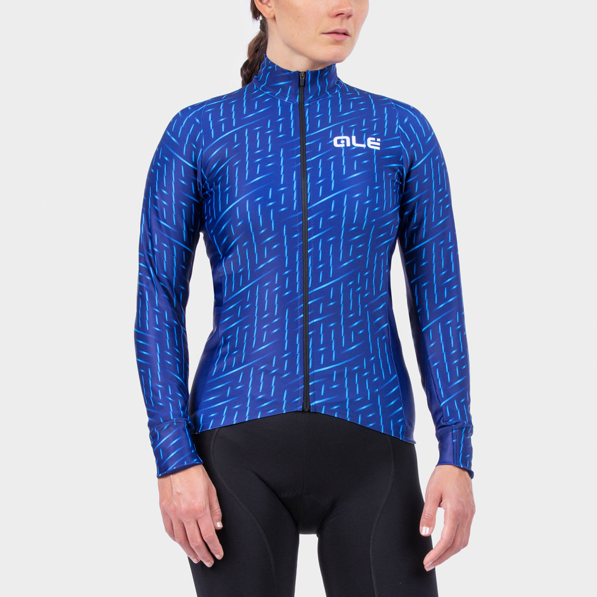 Maglia maniche lunghe Donna Ale PRR Green Bolt - Blu - L