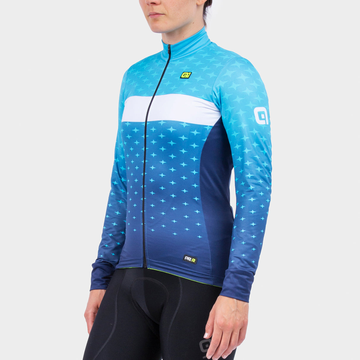 Maglia maniche lunghe donna Ale PRR Stars - Azzurro - P