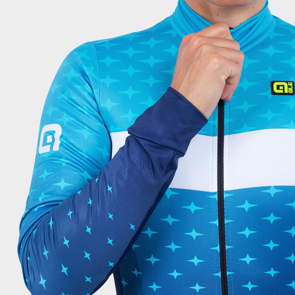 Maglia maniche lunghe donna Ale PRR Stars - Azzurro - A