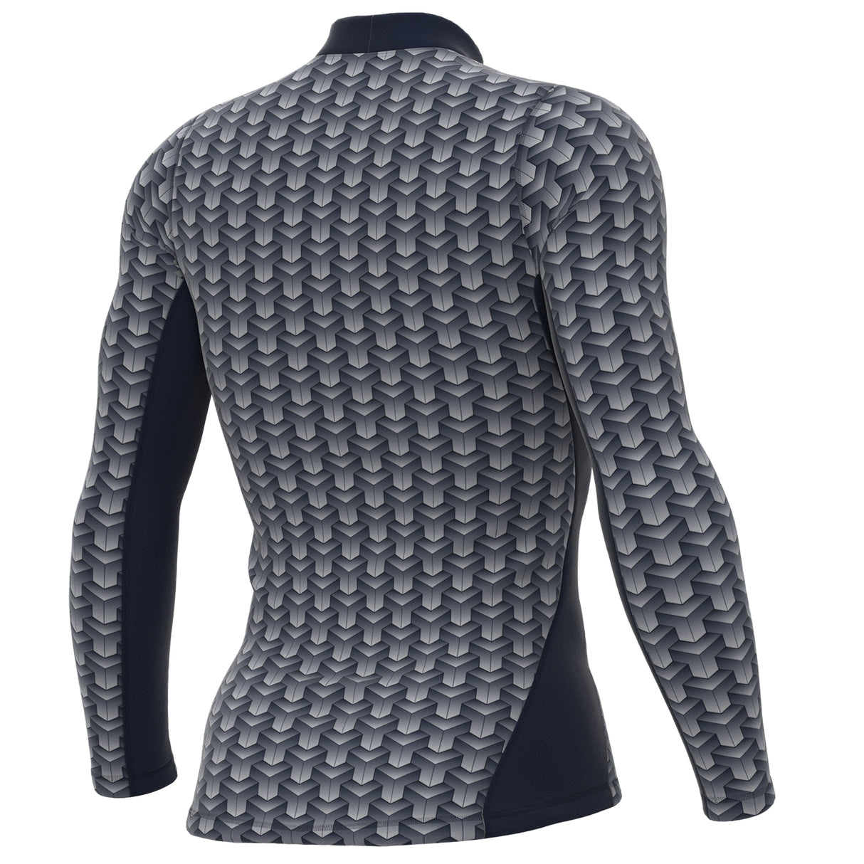 Maglia intima maniche lunghe Ale Cubes - Blu - C
