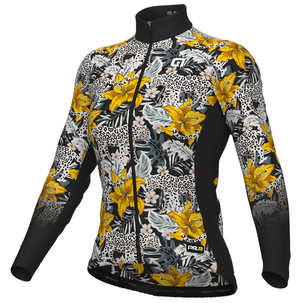 Maglia maniche lunghe donna Ale PRR Hibiscus - Giallo - G