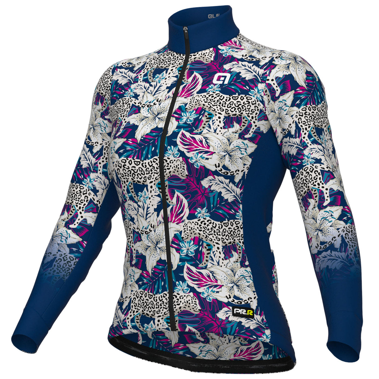 Maglia maniche lunghe donna Ale PRR Hibiscus - Blu - D
