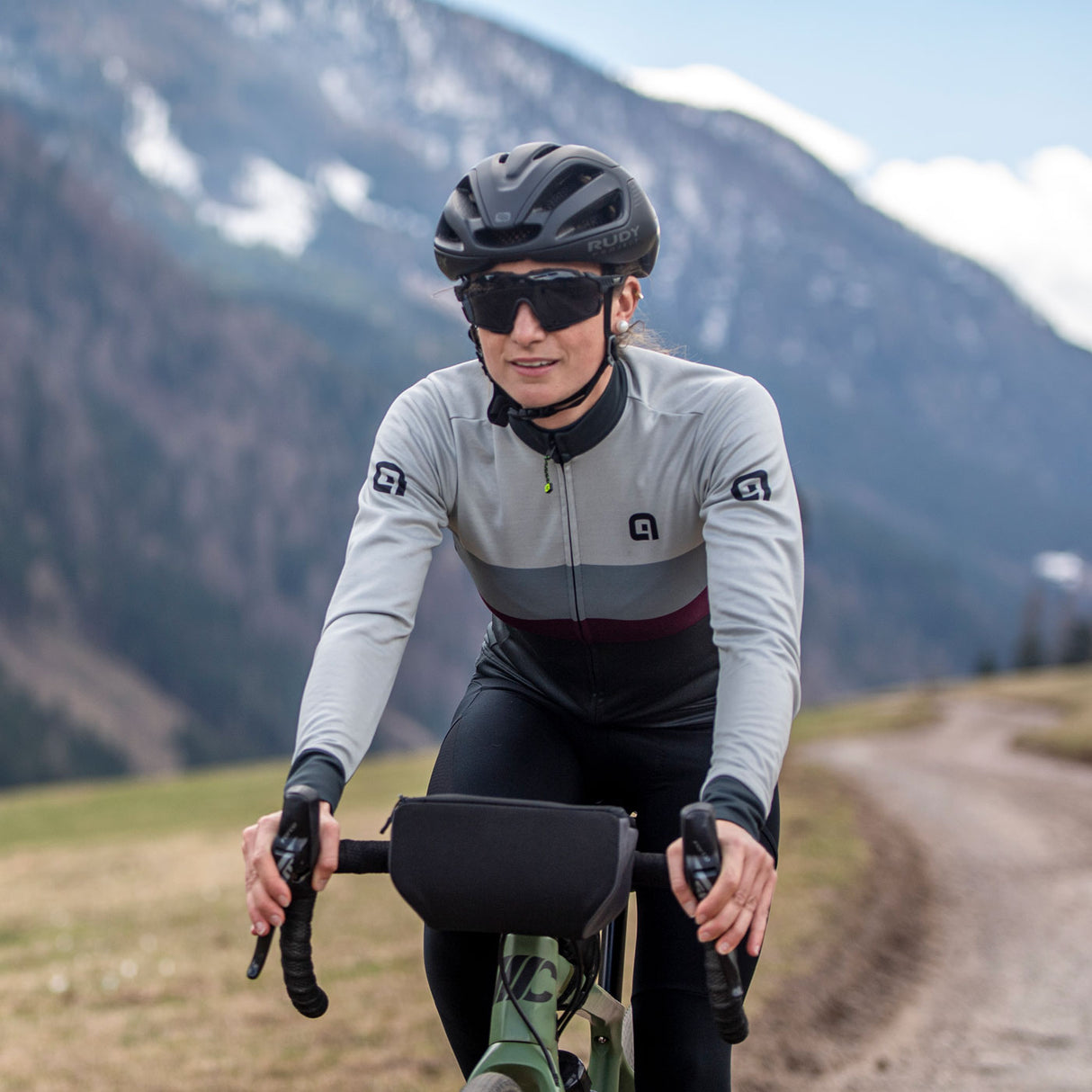 Maglia maniche lunghe donna Ale Off Road Gravel Chaos - Grigio - E