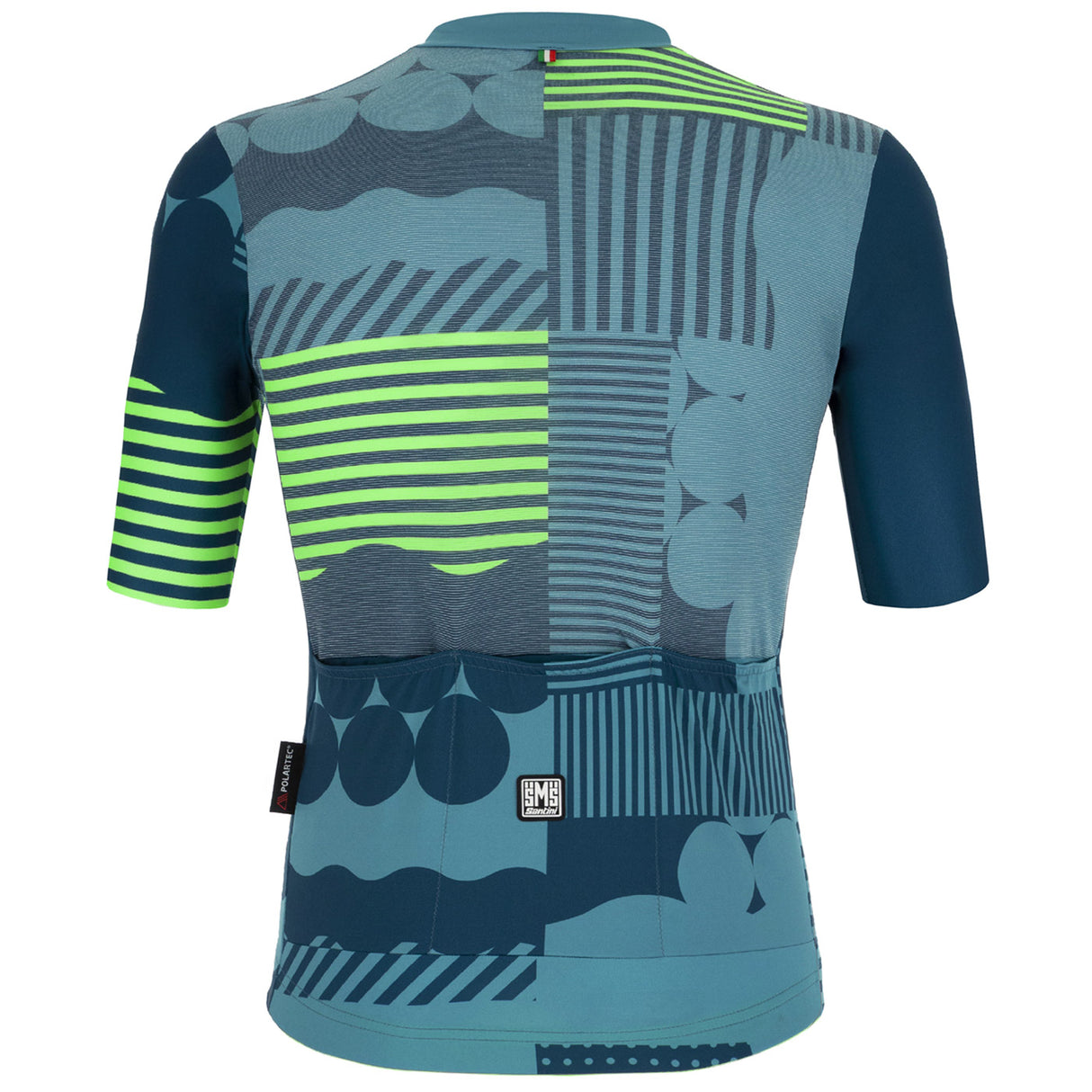 Maglia Santini Delta Optic - Verde - B