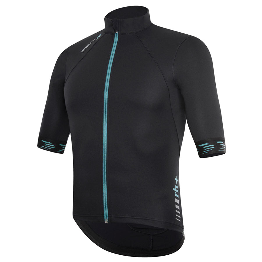 Maglia Zerorh Shark - Nero Verde Acqua