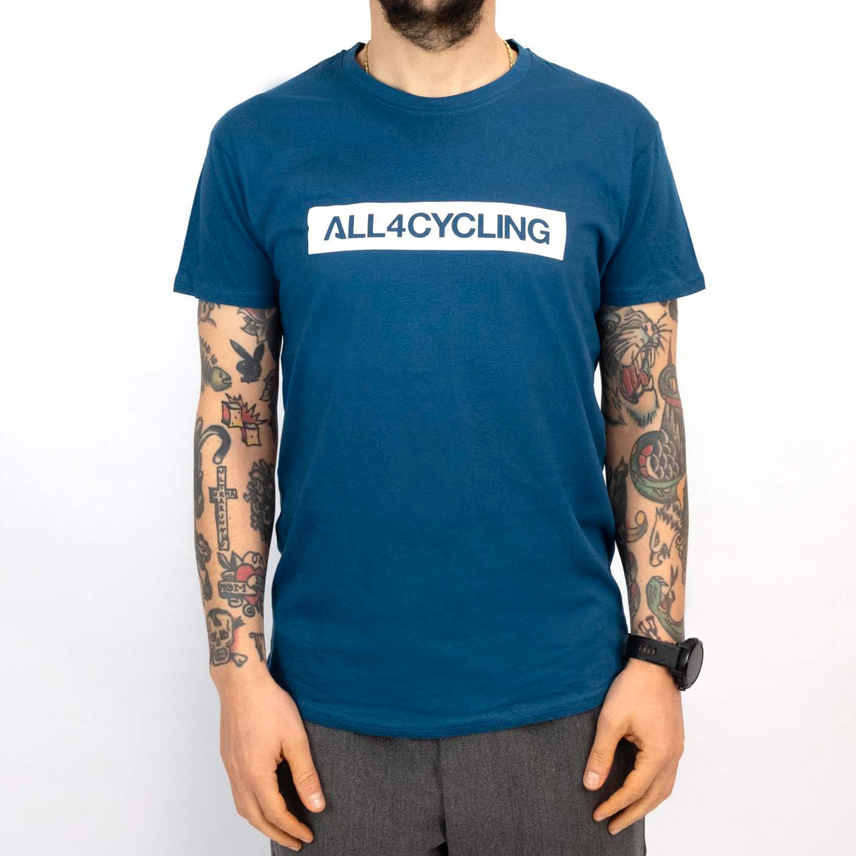 T-Shirt All4cycling - Blu - C