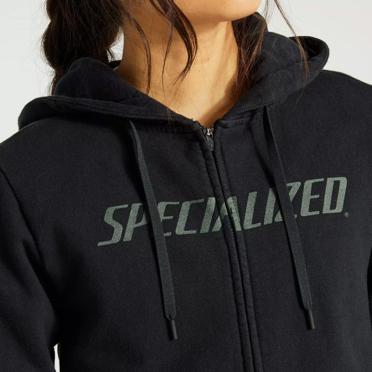 Felpa donna Specialized Legacy Wordmark Zip-Up Hoodie - Nero - G