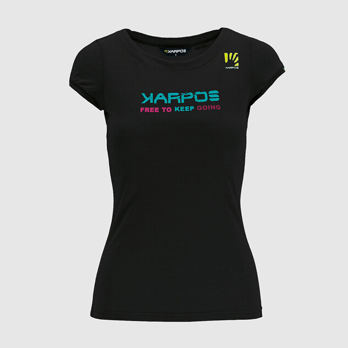 T-Shirt donna Karpos Val Federia - Nero - C