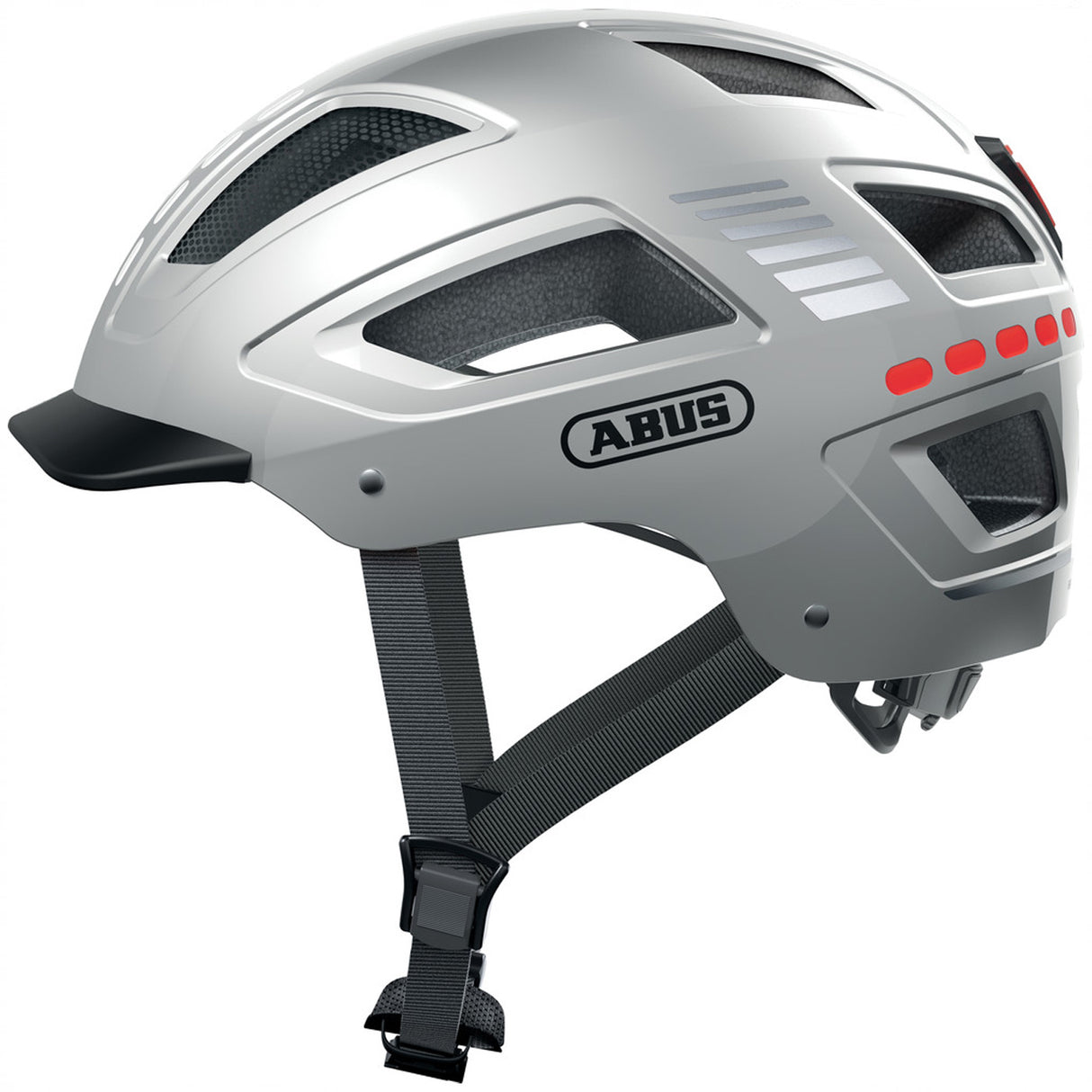 Casco Abus Hyban 2.0 Led - Argento - M