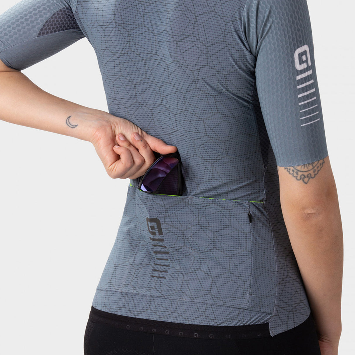 Maglia donna Ale R-EV1 Velocity - Grigio - L