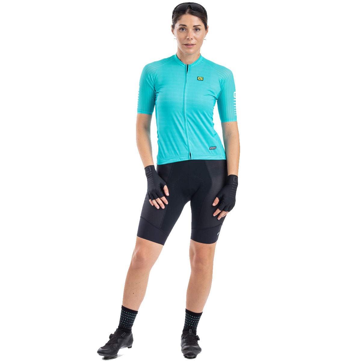 Maglia donna Ale R-EV1 Silver Cooling - Azzurro - L