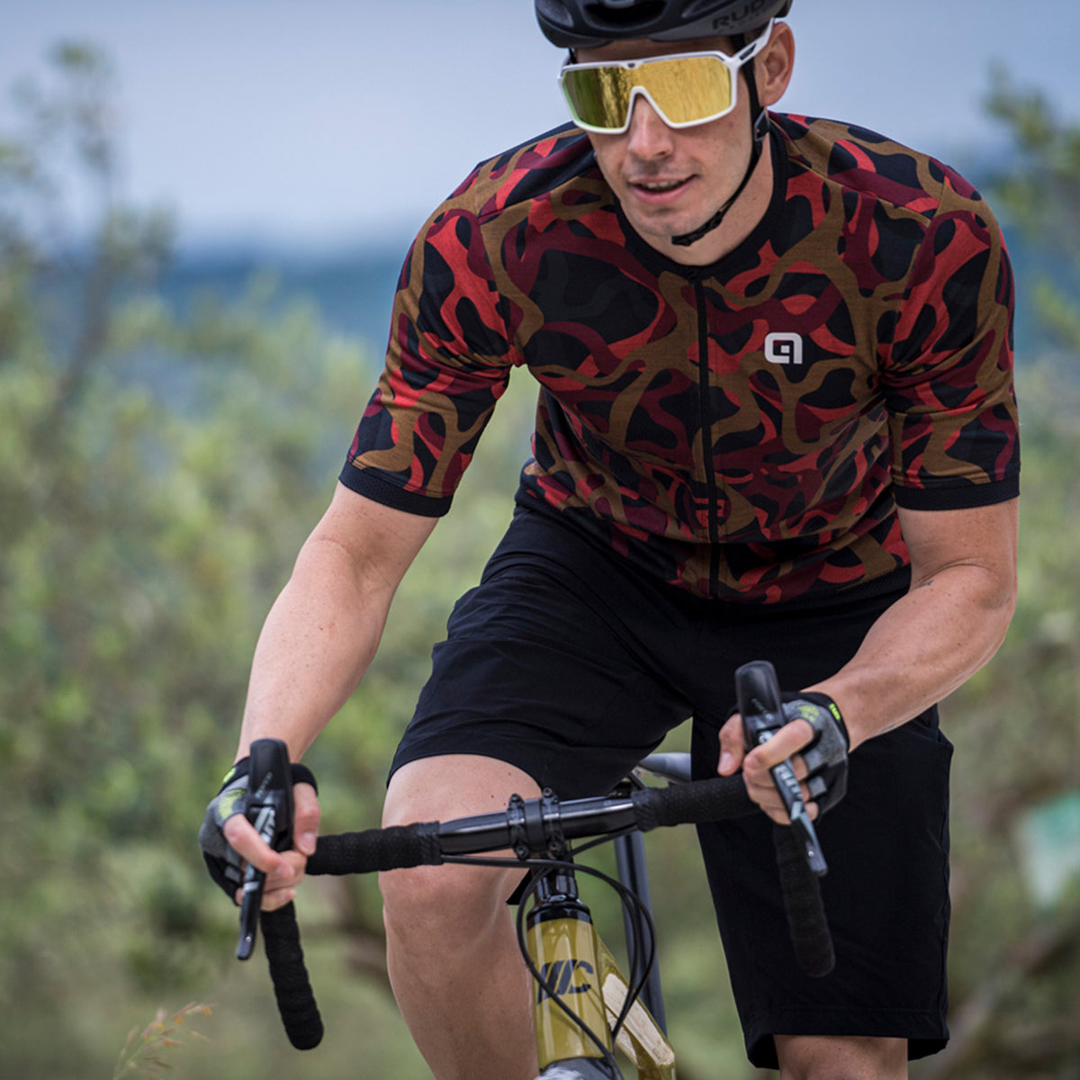 Ale Cycling Maglia A Rete Uomo Ciclismo Maglia Manica Corta Uomo